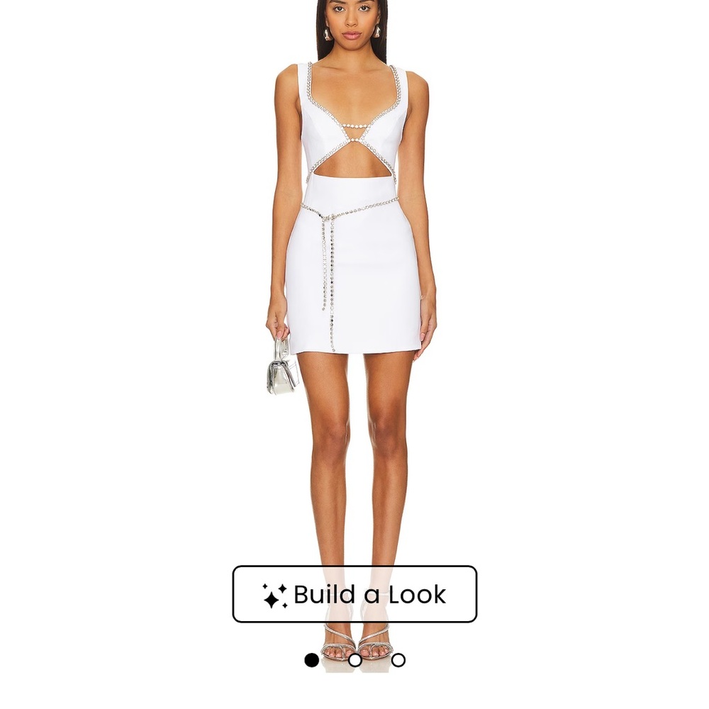 MAJORELLE White Mini Dress